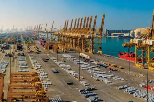 ميناء جبل علي في دبي (وام)