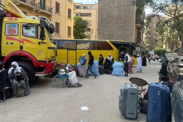 رحلات عودة السودانيين من القاهرة (صفحة الجالية السودانية- فيسبوك)