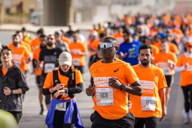 «ماراثون الرياض» لنسخة هذا العام حقق نجاحاً استثنائياً حيث شارك 40494 متسابقاً من 131 دولة (اتحاد الرياضة للجميع)