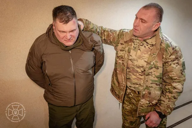 جهاز الأمن الأوكراني يلقي القبض على الرجل المتهم بالتجسس لصالح روسيا (جهاز الأمن الأوكراني)