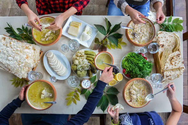 يزخر المطبخ الارمني بأطباق متنوعة ولذيذة (الشرق الاوسط) 