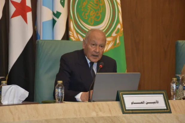 أبو الغيط خلال اجتماع المجلس الاقتصادي والاجتماعي (الجامعة العربية)