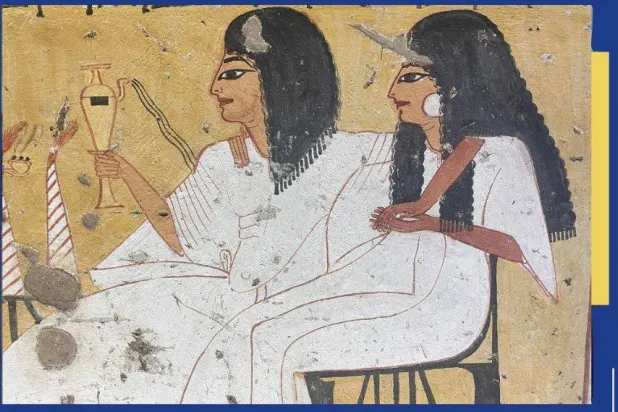 مشاهد الحب زيّنت المقابر المصرية (وزارة السياحة والآثار)