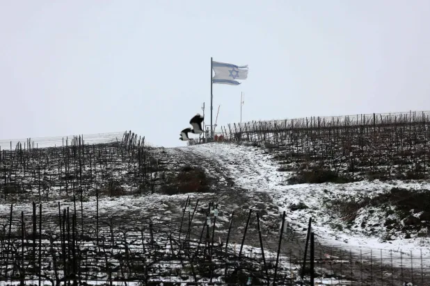 كيبوتس إلروم بمرتفعات الجولان التي ضمّتها إسرائيل في 6 فبراير 2025 (أ.ف.ب)