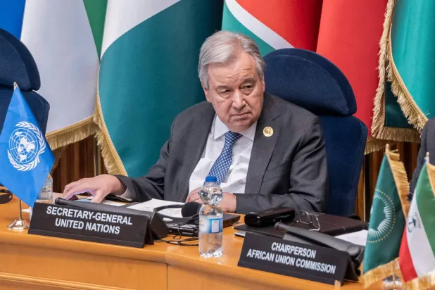 الأمين العام للأمم المتحدة أنطونيو غوتيريش (أ.ف.ب)