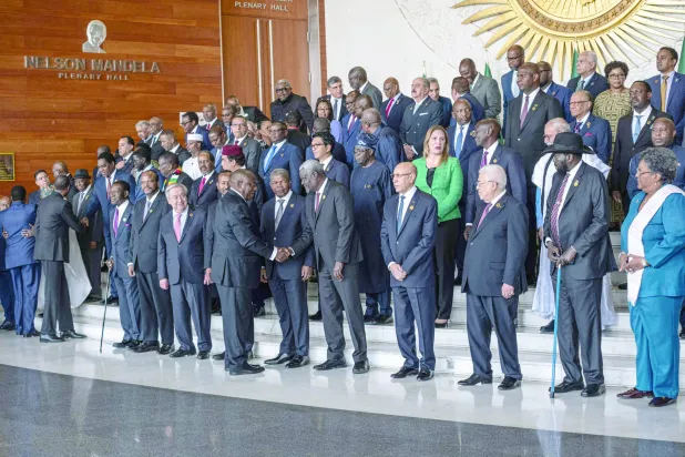 قادة «الاتحاد الأفريقي»... (أ.ف.ب)