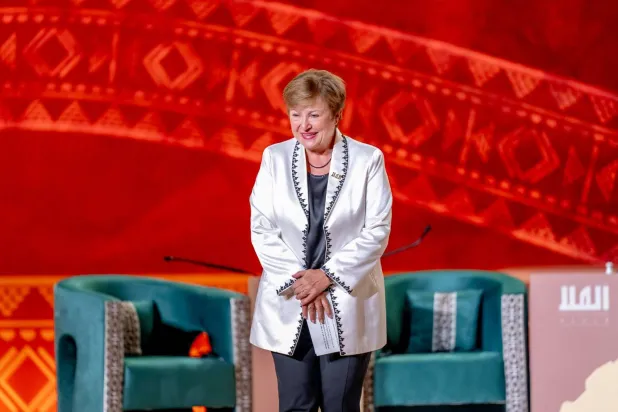 المديرة العامة لصندوق النقد الدولي كرستالينا غورغييفا (مؤتمر العلا)