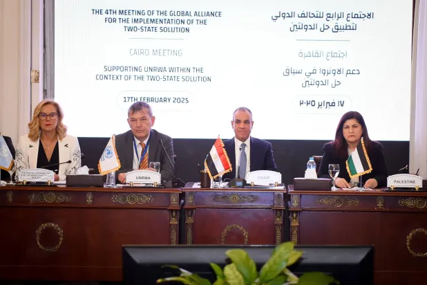الاجتماع الرابع للتحالف الدولي لدعم حل الدولتين بالقاهرة (الخارجية المصرية)