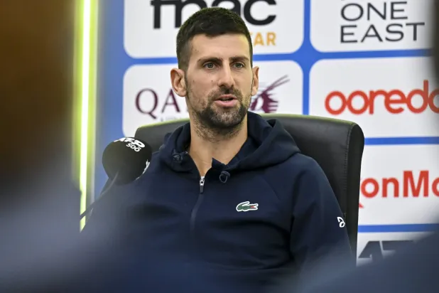 لاعب التنس الصربي نوفاك ديوكوفيتش (إ.ب.أ)