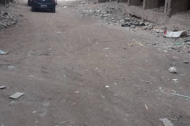 The suspected location of the Tadamon massacre in Damascus, Syria (Asharq Al-Awsat)