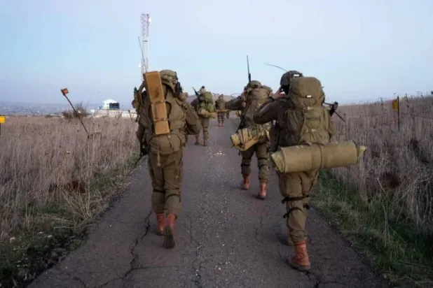 Israeli forces in Syrian territory (Israeli military account)