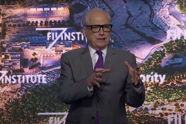 جيري إنزيريلو الرئيس التنفيذي لهيئة تطوير الدرعية خلال مشاركته في مؤتمر مبادرة مستقبل الاستثمار بميامي (الشرق الأوسط)