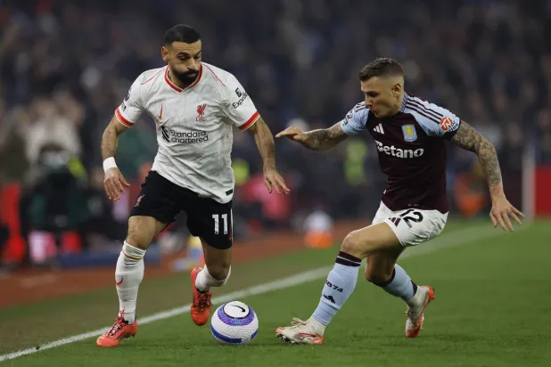 محمد صلاح يقترب من تحطيم رقم قياسي آخر (رويترز)