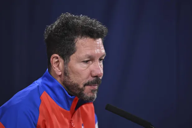 دييغو سيميوني مدرب أتلتيكو مدريد (إ.ب.أ)