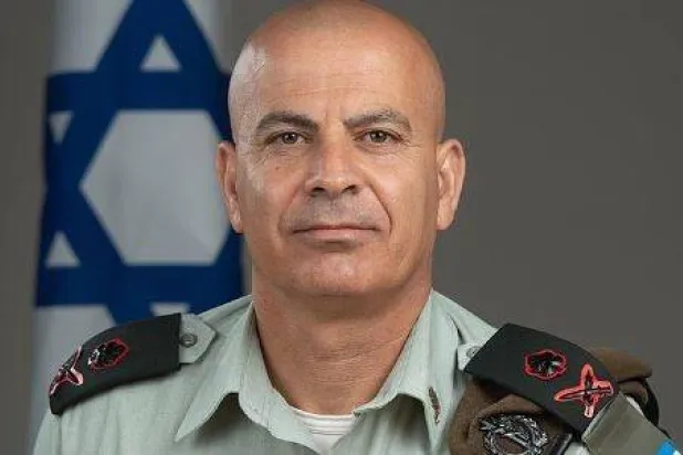 الجنرال غسان عليان الذي يعمل على البرنامج الذي يسمح للدروز السوريين بالعمل في المستوطنات الإسرائيلية في مرتفعات الجولان (الجيش الإسرائيلي)