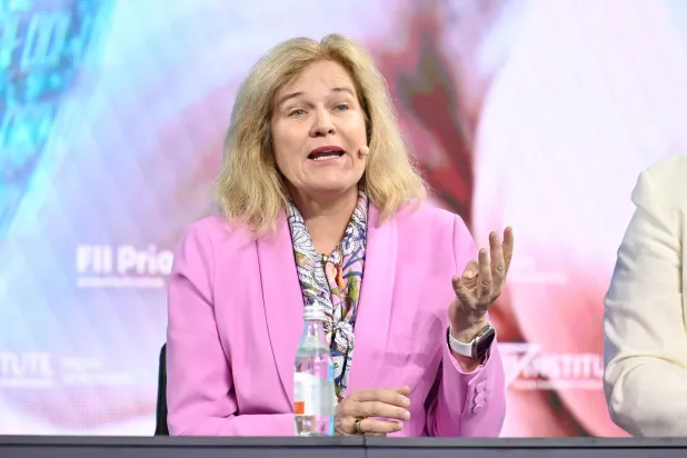 الرئيسة التنفيذية لشركة «فرنكلين تمبلتون» تتحدث في مؤتمر «مبادرة مستقبل الاستثمار» في ميامي (الشرق الأوسط)