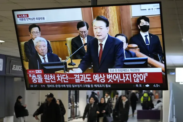 رئيس كوريا الجنوبية يون سوك يول (أ. ب)