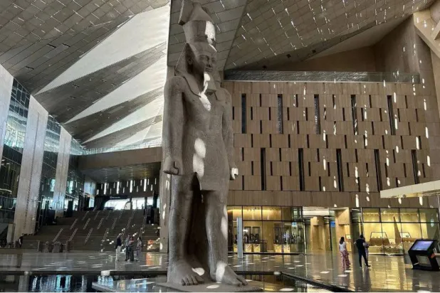 المتحف المصري الكبير يتأهب لحفل الافتتاح الرسمي (وزارة السياحة والآثار المصرية) 