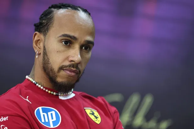 لويس هاميلتون سائق فيراري الجديد (أ.ف.ب)