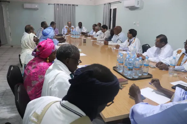 قيادات الأحزاب السياسية المعارضة خلال نقاش توحيد جهودهم في الحوار المرتقب (وسائل التواصل الاجتماعي)