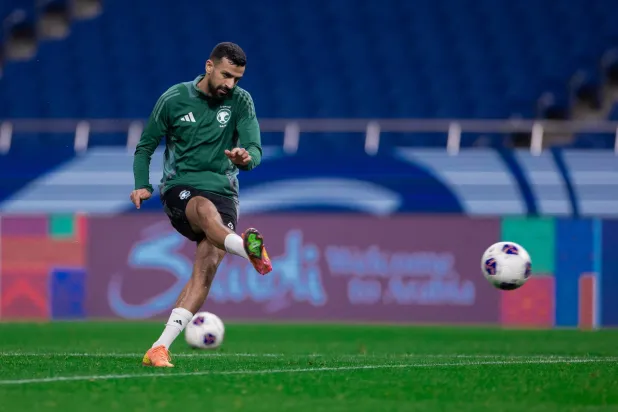 السالم، مهاجم تیم سعودی در تمرینات (تیم ملی سعودی) 