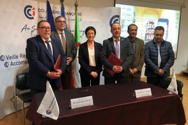 أعضاء في شركات فرنسية عاملة في الجزائر (متداولة)