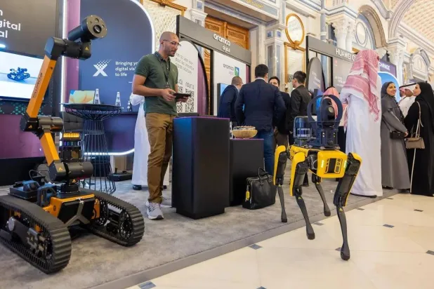 جانب من «القمة العالمية للذكاء الاصطناعي» التي أقيمت في الرياض (واس)