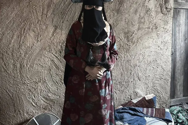 إلهام علي تقدّم شخصية البدوية «وضحى» في مسلسل «شارع الأعشى» (الشرق الأوسط)