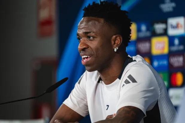 البرازيلي فينيسيوس جونيور مهاجم ريال مدريد الإسباني (د.ب.أ)