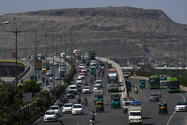 New Delhi says it plans to level the massive Bhalswa landfill by March 2026. Prakash SINGH / AFP/File
