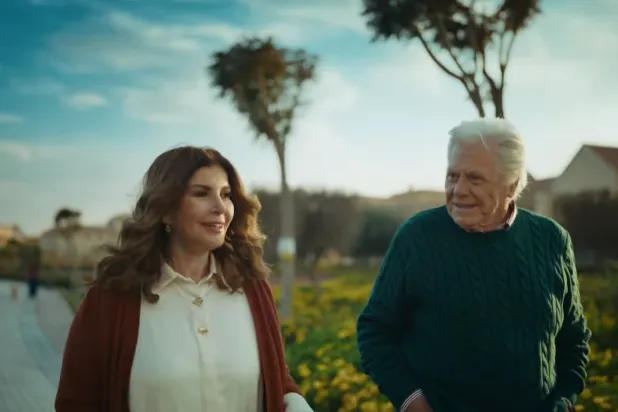 لقطة من ظهور فهمي وميرفت سوياً (الإعلان على فيسبوك)