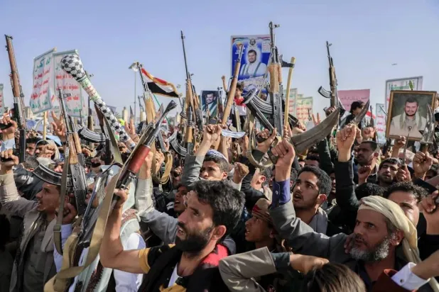 The government has fully endorsed the US designation, describing it as an “effective tool to curb material and financial support” for the Houthis. (AP)