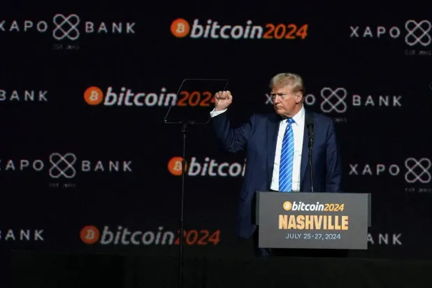 Trump'ın kampanyası sırasında Nashville'deki “Bitcoin 2024” etkinliğinden bi kare (Arşiv_Reuters)