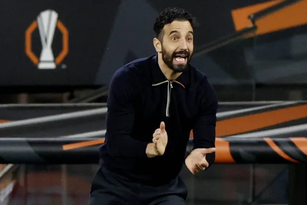 روبن أموريم مدرب مانشستر يونايتد (رويترز)