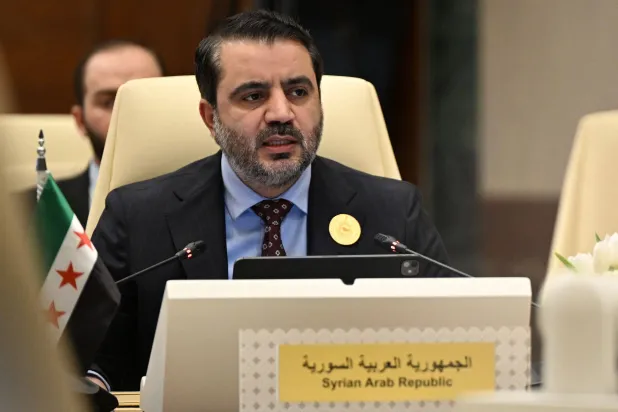 وزير الخارجية السوري أسعد الشيباني (أ.ف.ب)