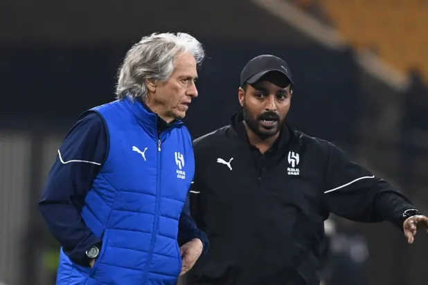 خيسوس مدرب فريق الهلال قال إن الفوز هو الأهم دون النظر للمستوى (تصوير: بشير صالح)