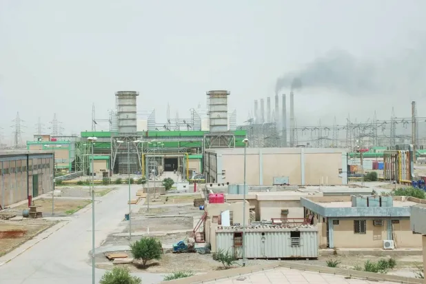 A view of the Baiji gas power station in Iraq. (Government media)