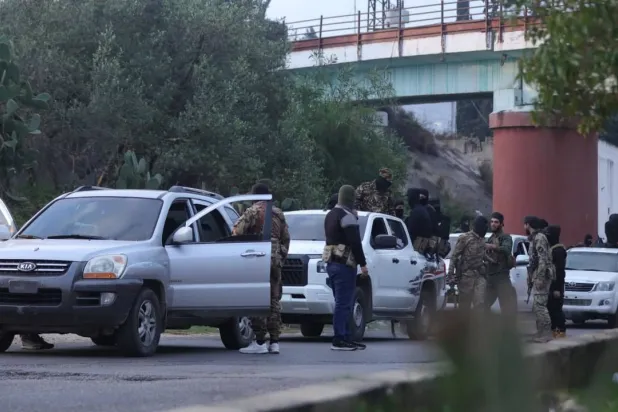 صورة نشرتها وكالة الأنباء السورية للتعزيزات الأمنية إلى منطقة الساحل