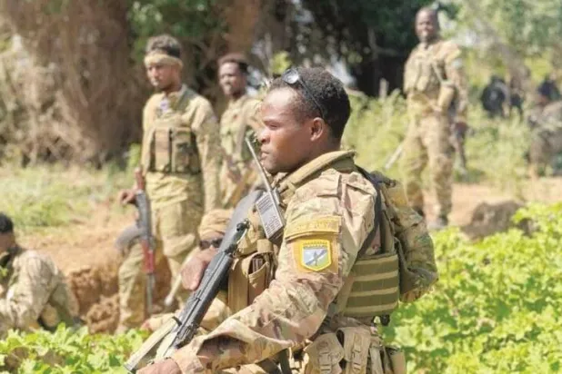 قوات من الجيش الصومالي خلال إحدى العمليات العسكرية (أرشيفية-متداولة)