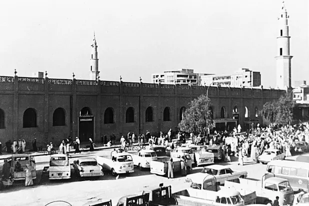 «الجامع الكبير» جامع الإمام تركي بن عبد الله يقع في منطقة قصر الحكم وسط مدينة الرياض (واس)