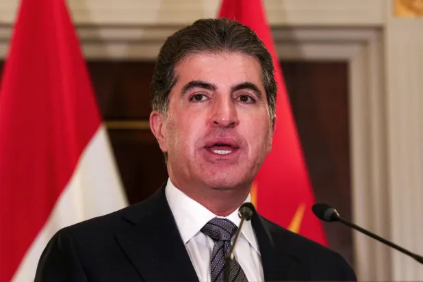 رئيس إقليم كردستان العراق نيجيرفان بارزاني (أ.ف.ب)