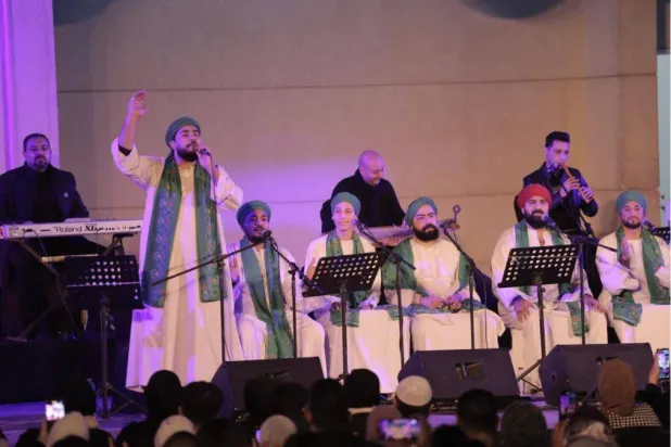 فرقة «الحضرة» أحيت حفلاً بليالي رمضان في الأوبرا المصرية (وزارة الثقافة المصرية)