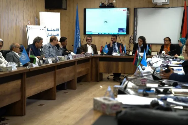 اللجنتان الاستشارية و«6+6» في ختام اجتماعهما (البعثة الأممية)