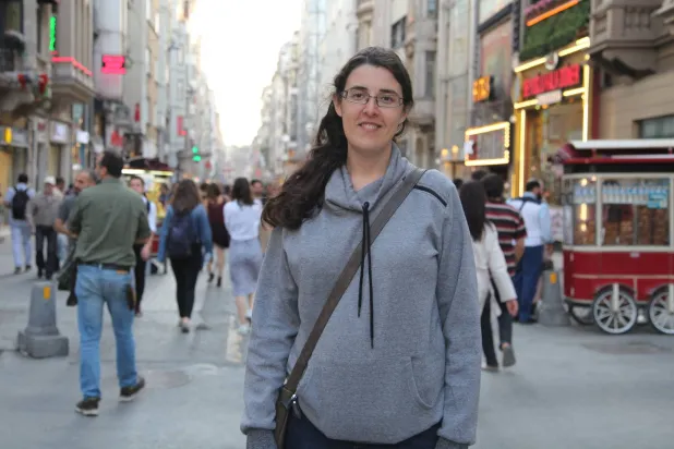 الأكاديمية الإسرائيلية الروسية إليزابيث تسوركوف في إسطنبول مايو 2017 (أ.ف.ب)