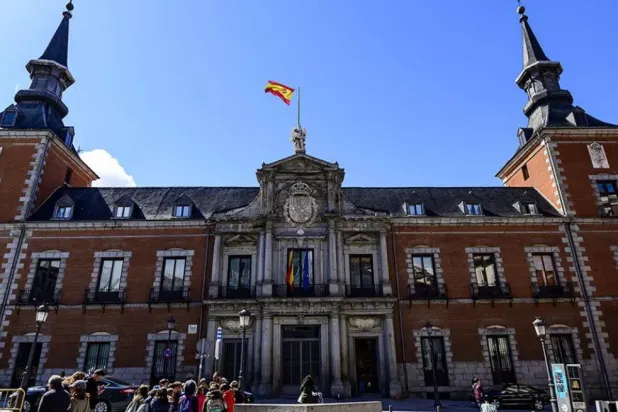 İspanya Dışişleri Bakanlığı'nın internet sitesinde Madrid'deki merkezden yayınlanan bir kare