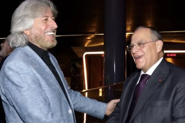 جمال فياض مع المنتج صادق صبّاح (إنستغرام)