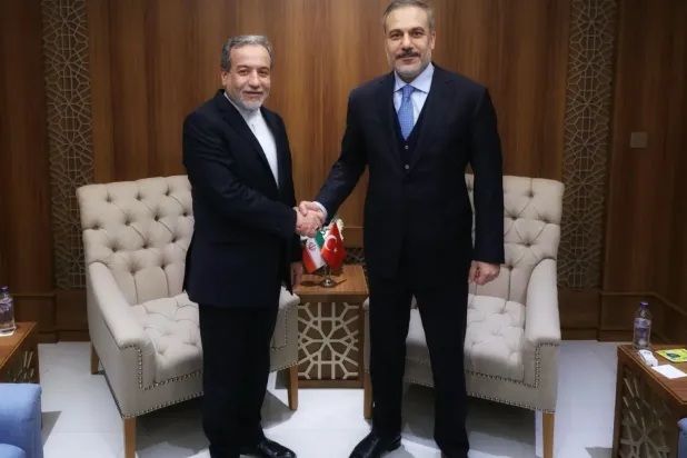 Türkiye Dışişleri Bakanı Hakan Fidan ve İran Dışişleri Bakanı Abbas Arakçi Riyad'da bir araya geldi (Türkiye Dışişleri Bakanlığı)