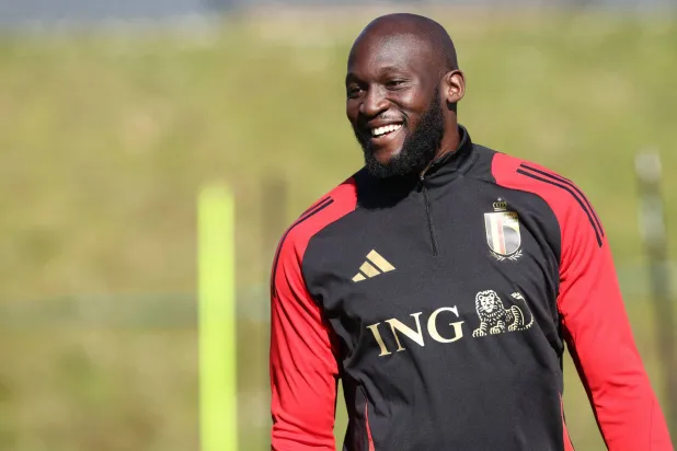 قال لوكاكو إنه يتطلع لإعادة بلجيكا إلى القمة (أ.ف.ب)