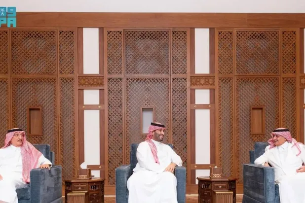 The Saudi Crown Prince was briefed on the most prominent topics discussed at the annual meeting of the Governors of regions. SPA