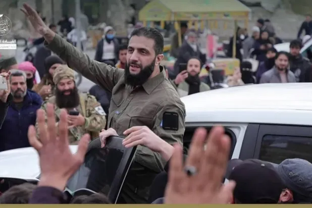 Hay’at Tahrir al-Sham leader Abu Mohammad al-Jolani (Ahmad al-Sharaa’) in Aleppo on December 4, 2024 (Telegram). 